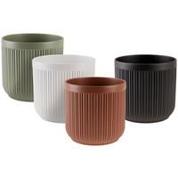 Blumentopf Maite - Smaragdgrün/Schlammfarben, KONVENTIONELL, Keramik (26,5/26cm) - Luca Bessoni