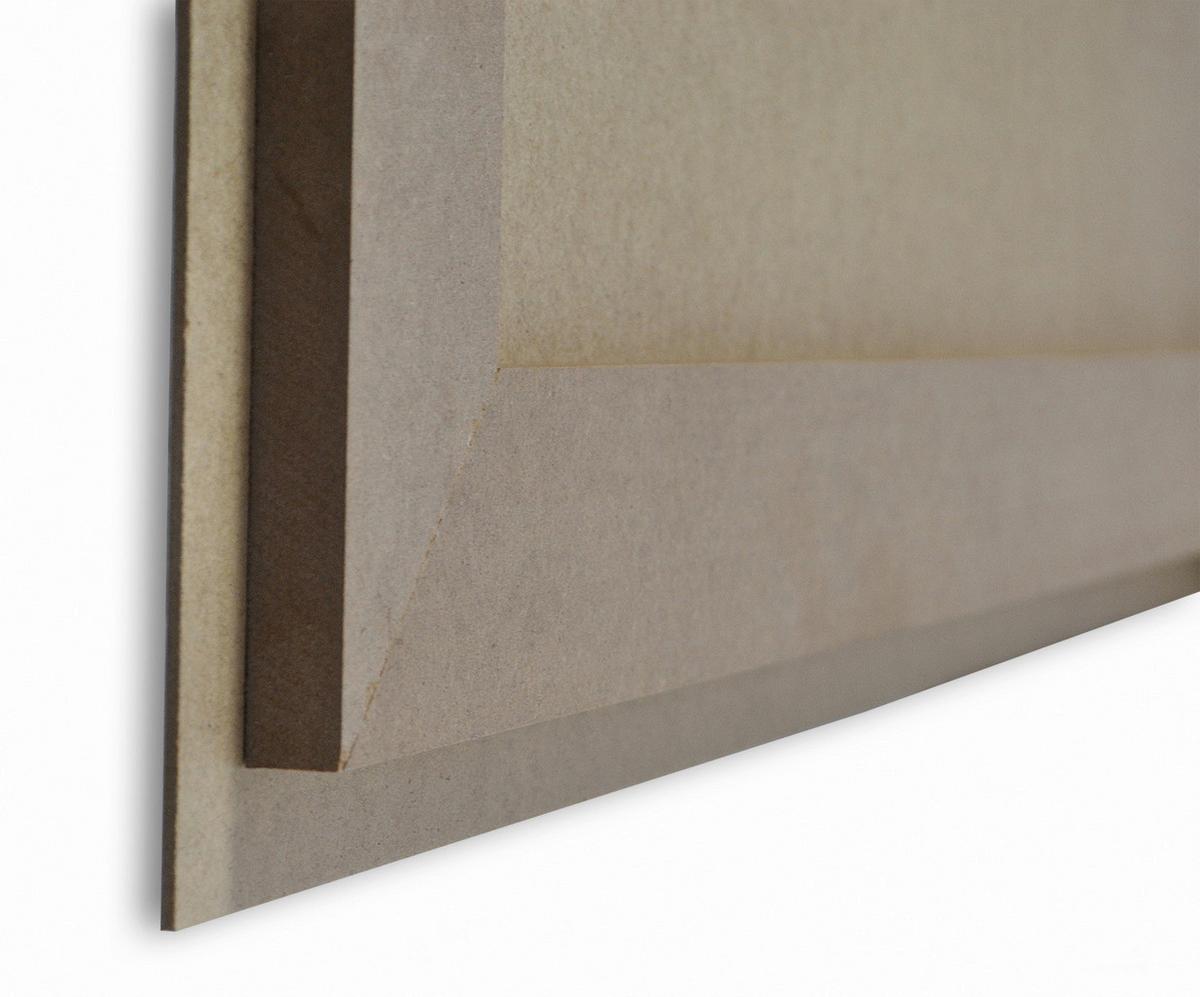 Dekor Panel East Friesland - fekete/fehér, Basics, faalapú anyag (117/49/1,9cm)