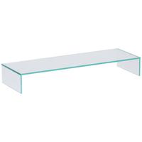 TV-Aufsatz Go 750 Klar - Klar, MODERN, Glas (75/11/25cm)