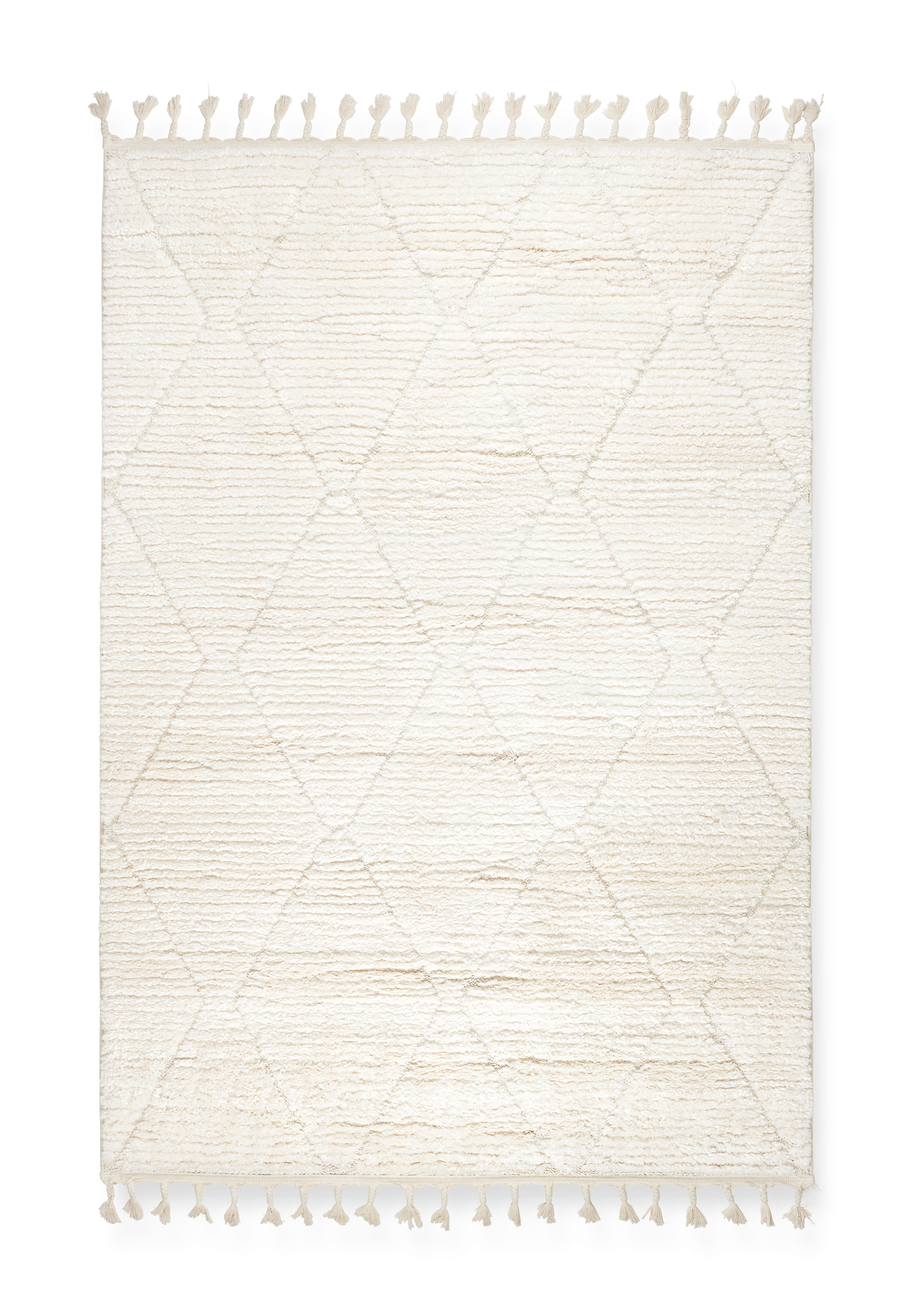 Tkaný Koberec Selma 3, 160/230cm - bílá, Basics, textil (160/230cm) - Modern Living