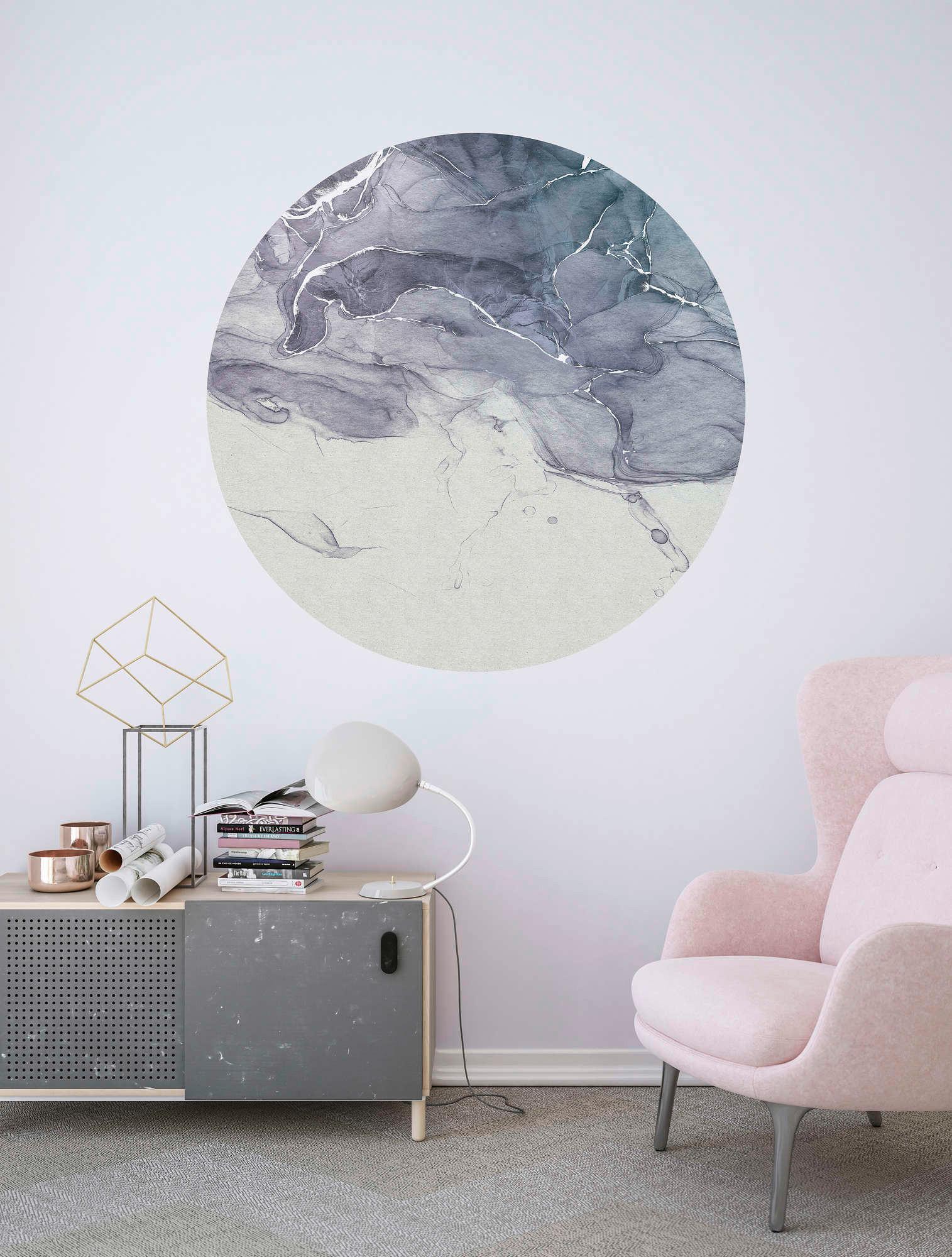 Fototapete Fabled Ink - Blau/Grau, Trend, Papier (125cm) - Komar