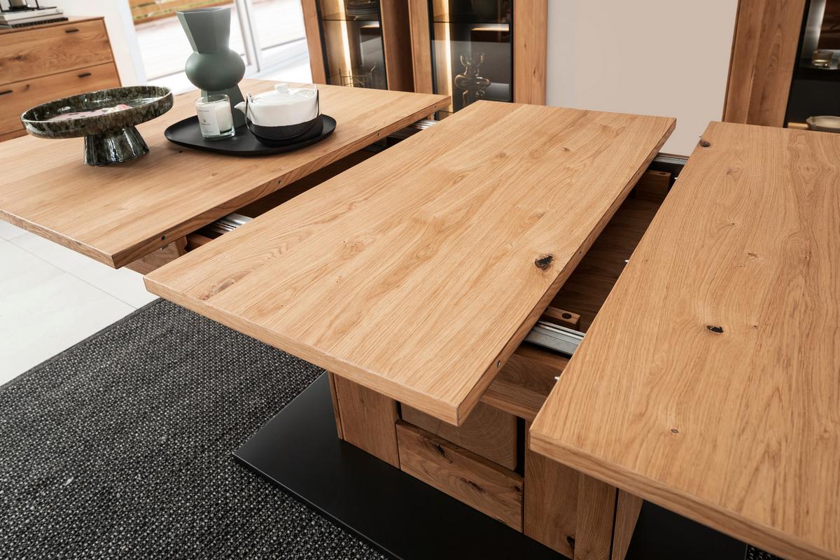 Esstisch Assini Wildeiche B: 100 Cm - Wildeiche, Design, Holz/Holzwerkstoff (180/100/77cm) - MID.YOU