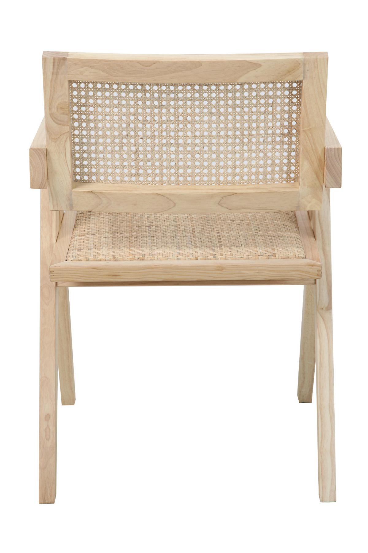 ARMLEHNSTUHL Naturfarben B: 52cm - Naturfarben, MODERN, Holz (52/78/58cm) - MID.YOU