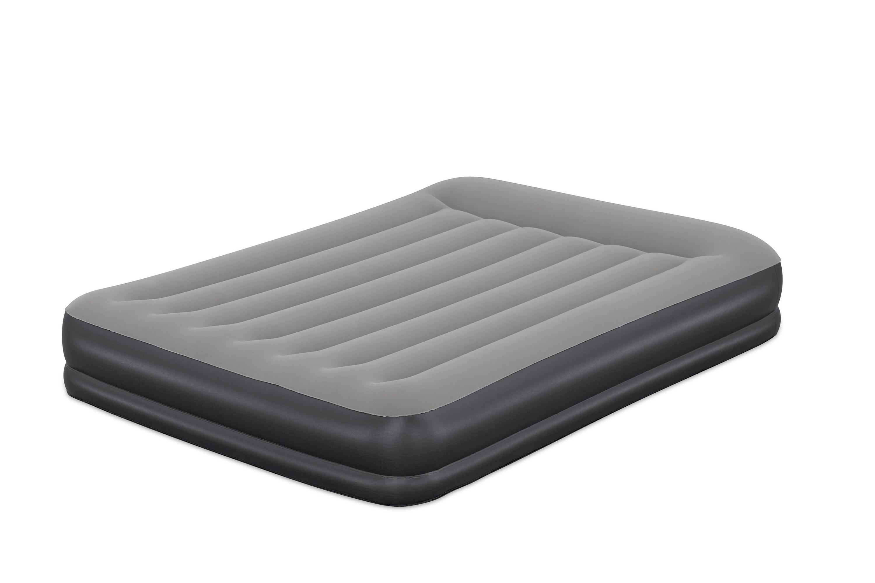 Nafukovací postel RONNY -EXT- - šedá, plast (203/152/36cm) - Bestway