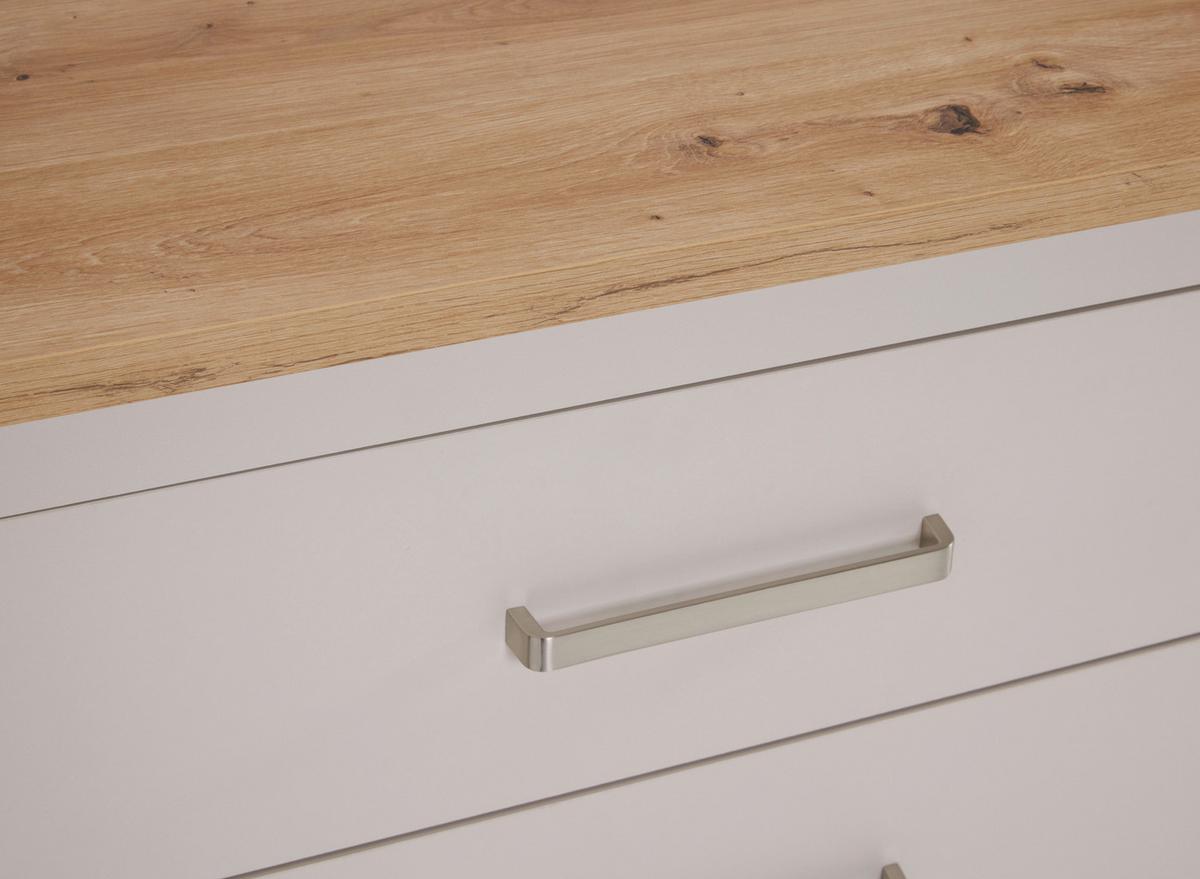 Kücheninsel Sardegna - Kaschmir/Eiche Artisan, ROMANTIK / LANDHAUS, Holzwerkstoff (124/91,5/75cm)