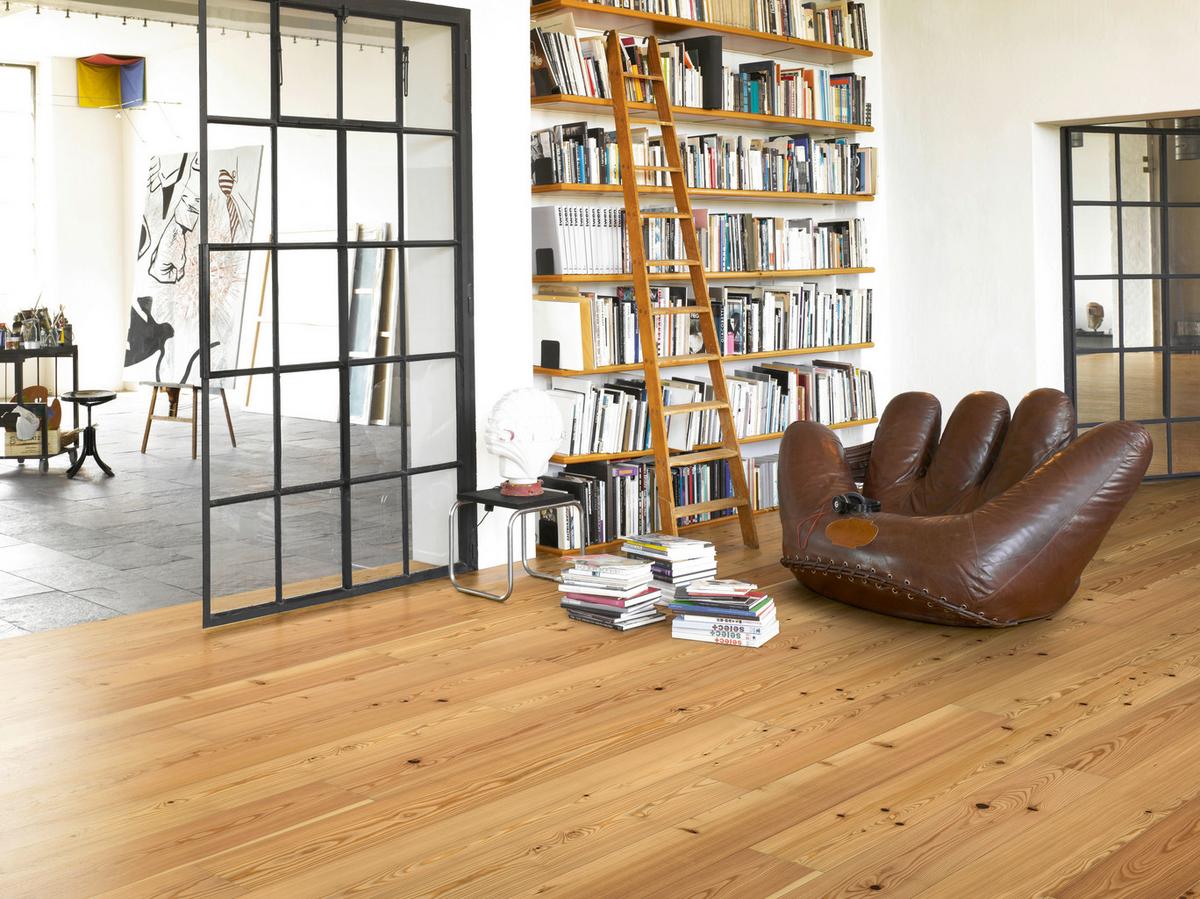 Parkettboden Eiche Hellbraun Geölt Landhausdiele Stärke 13mm - Hellbraun/Gelb, LIFESTYLE, Holz (220/18,5/1,3cm) - Parador