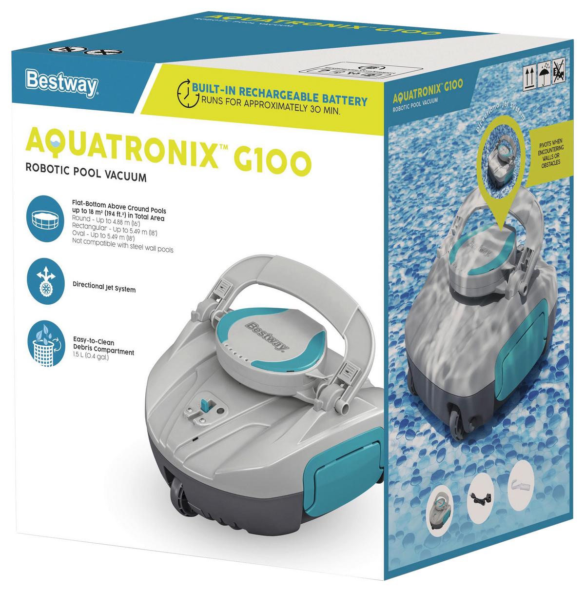 POOLSAUGER VANJA - Grau, KONVENTIONELL, Kunststoff/Metall (27/24,4/15,5cm) - Bestway