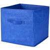 Faltbox Tanja - Blau, Basics, Papier/Textil (30/30/30cm) - Ondega