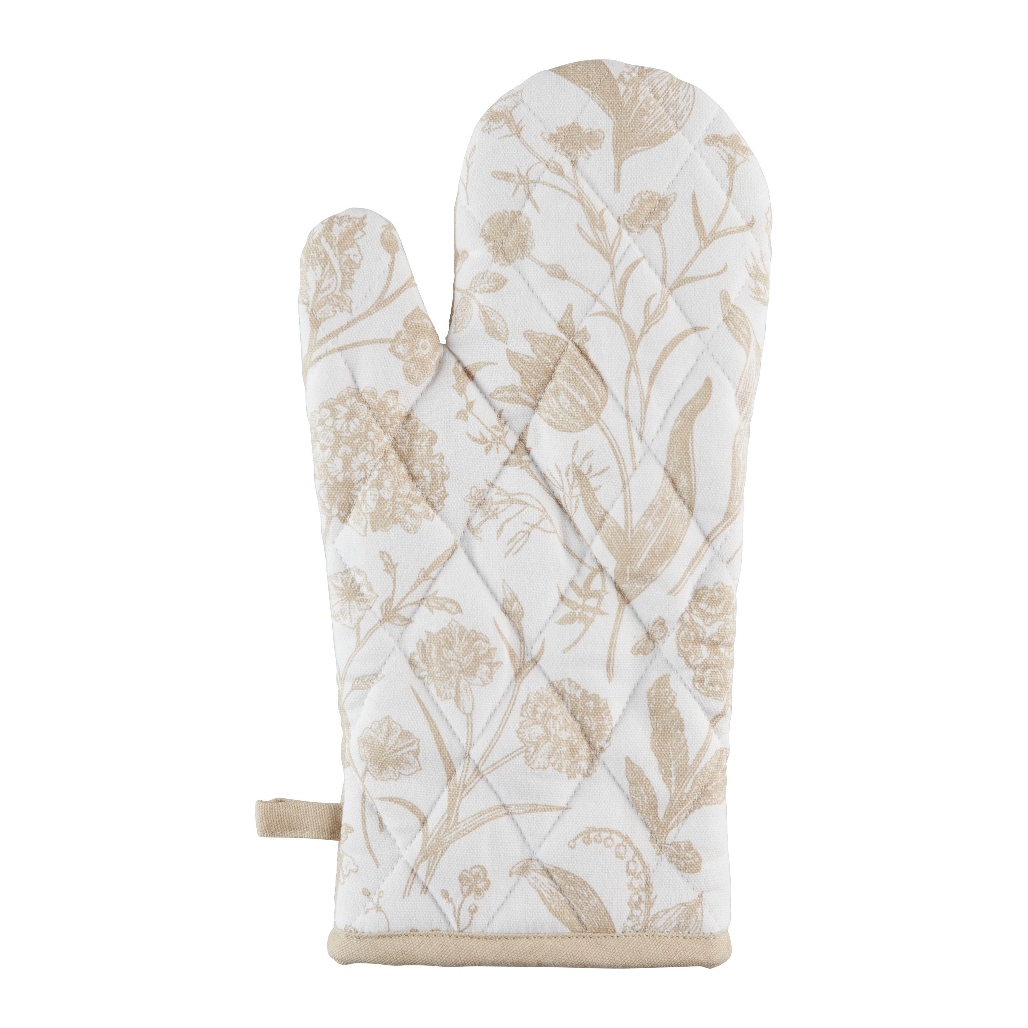 Ofenhandschuh Lisa - Beige, MODERN, Textil (18/33cm) - Luca Bessoni