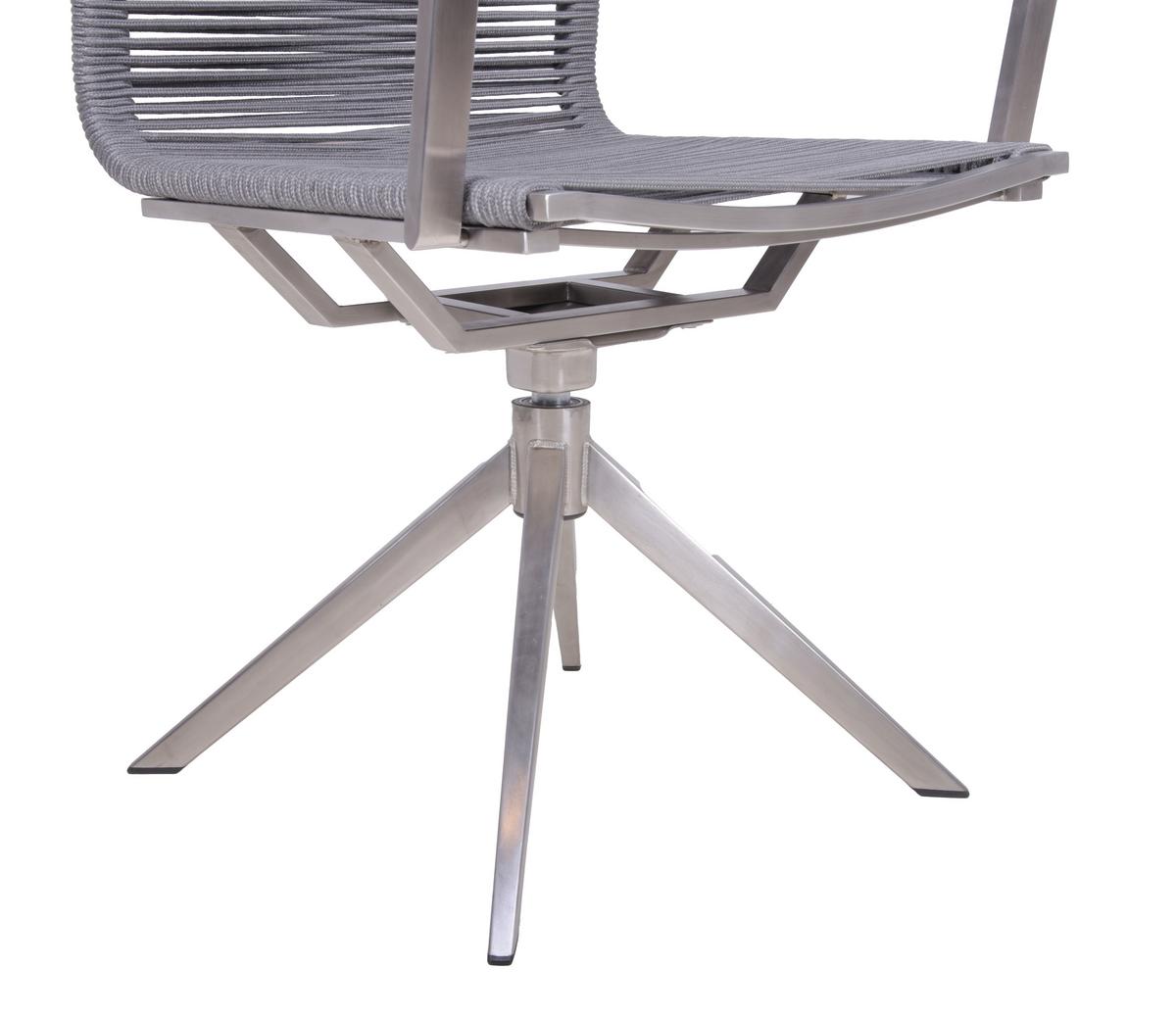 Gartenstuhl-set Rubiera - Anthrazit/Silberfarben, Basics, Holz/Kunststoff (63/95/54cm) - Gardenson