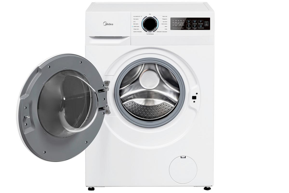 Waschmaschine MF110W100B-14A10 Füllmenge ca. 10 KG, EEKL: A - Weiß, Basics, Kunststoff/Metall (59,5/85/55cm) - Midea