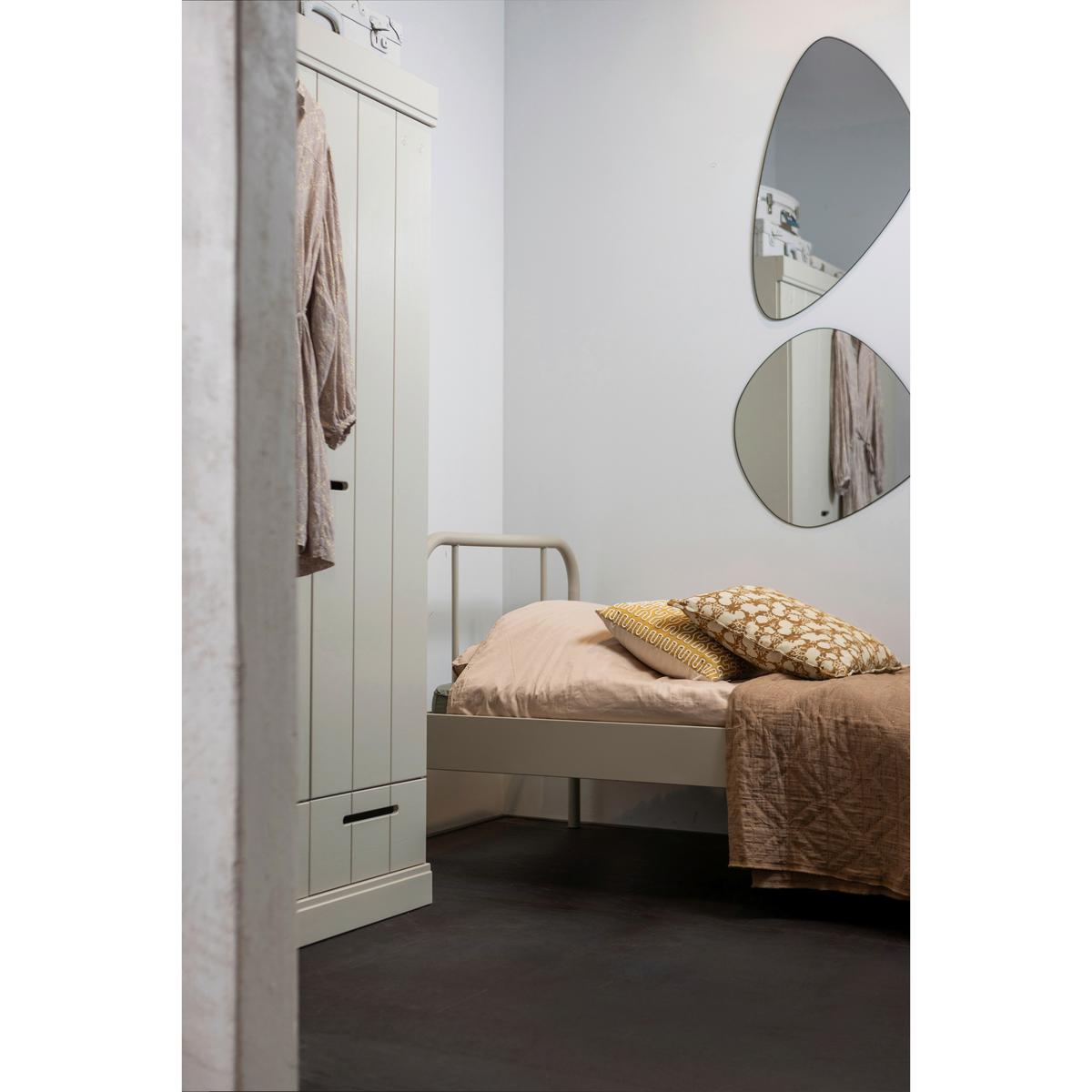 METALLBETT Mata Sandfarben 90x200cm - Sandfarben, Basics, Metall (90/200cm) - MID.YOU