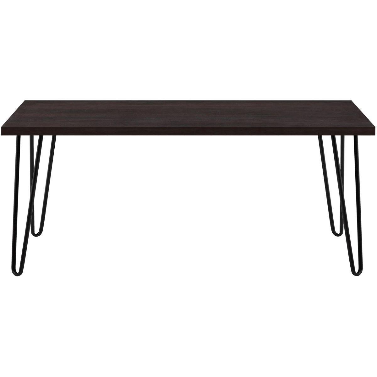 Couchtisch Owen Braun 46 Cm - Schwarz/Braun, Design, Holzwerkstoff/Metall (106/46/50cm) - MID.YOU
