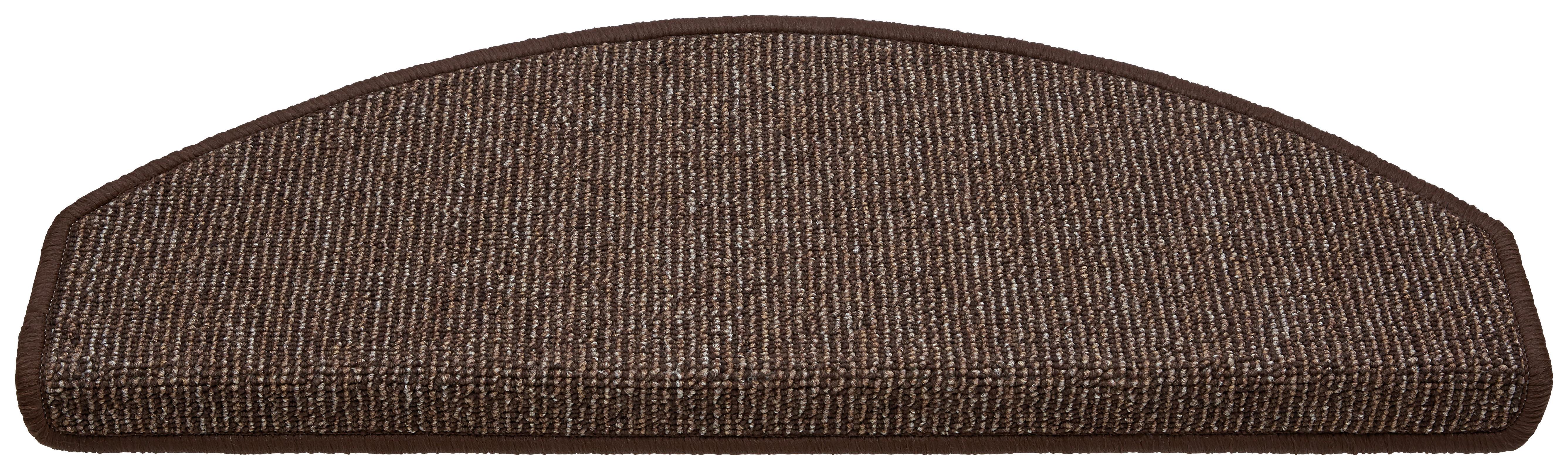 Lépcsőszőnyeg Michaela - barna, Basics, műanyag (28/65cm) - Ondega