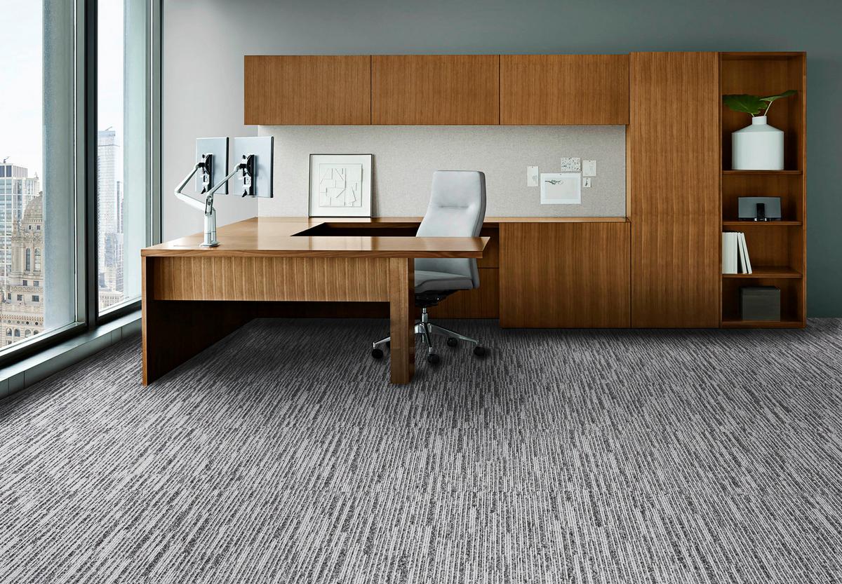 Teppichfliese Grau Ambition 50x50 Cm Florhöhe 3 Mm - Grau, Basics, Textil (50/50cm)