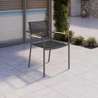 ZAHRADNÍ ŽIDLE IRIS - přírodní barvy/antracitová, Basics, kov/plast (56/79/58cm) - Mömax