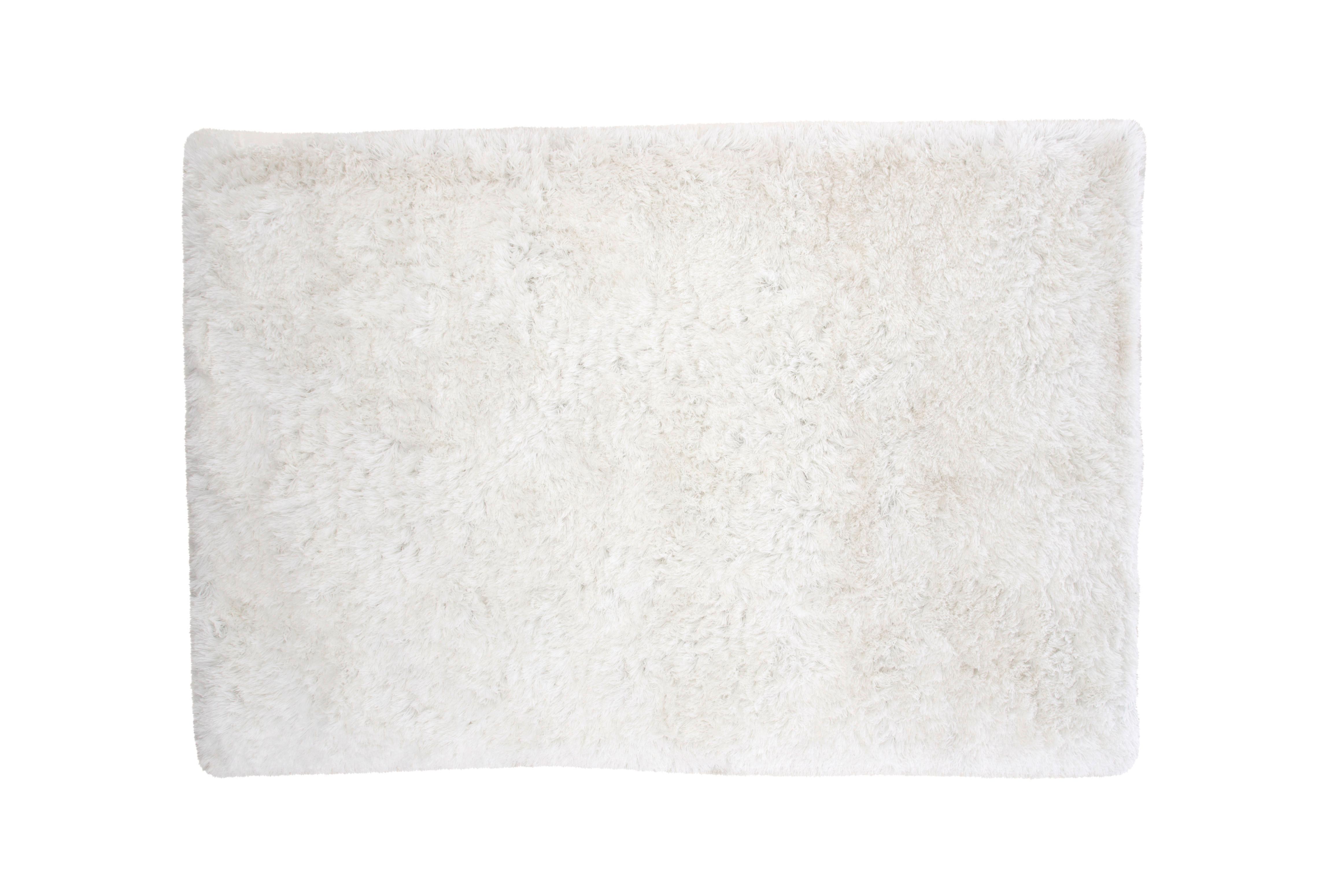 Hochflorteppich Weiß Grace 200x300 cm - Weiß, LIFESTYLE, Textil (200/300cm) - P & B