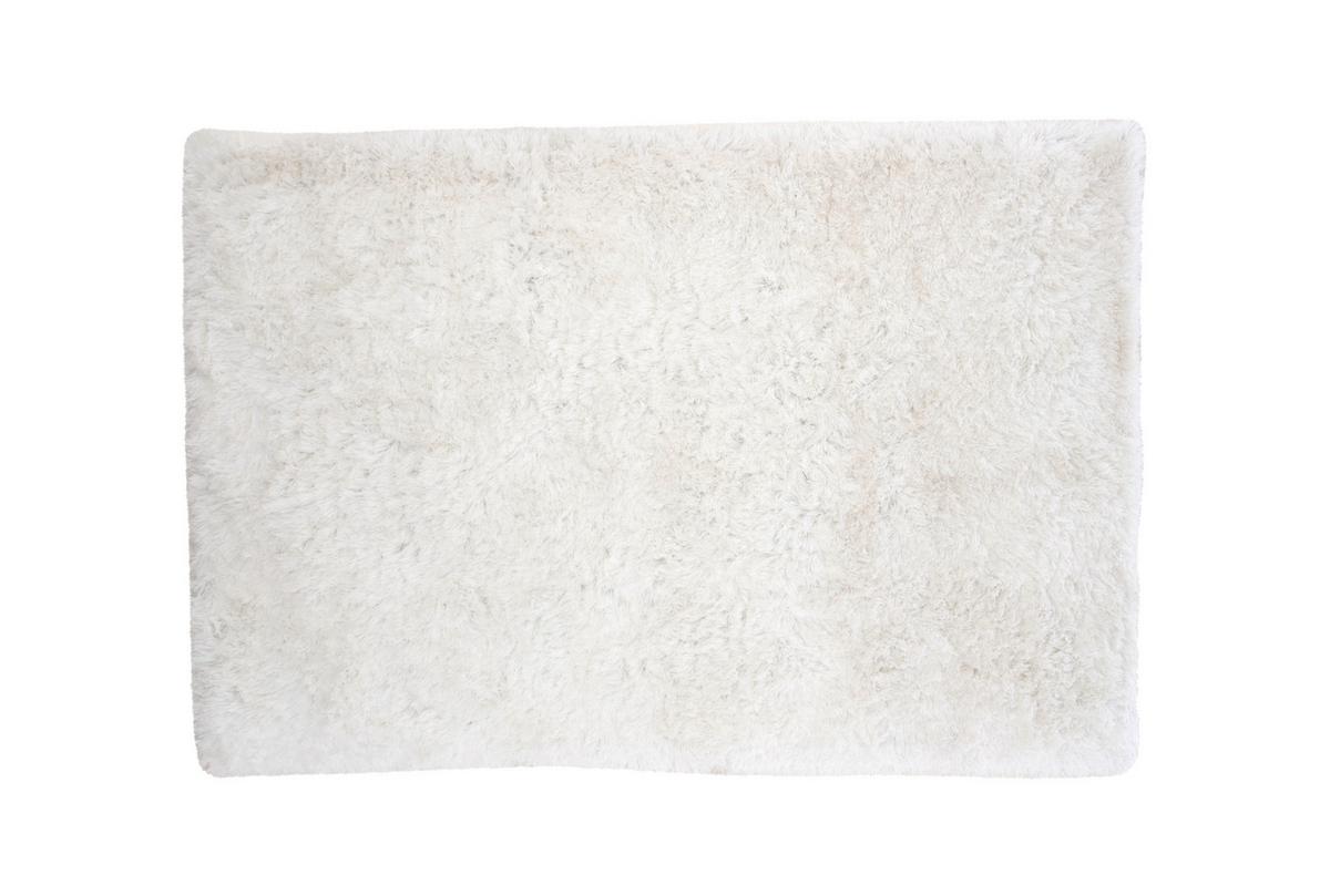 Hochflorteppich Weiß Grace 200x300 Cm - Weiß, LIFESTYLE, Textil (200/300cm) - P & B