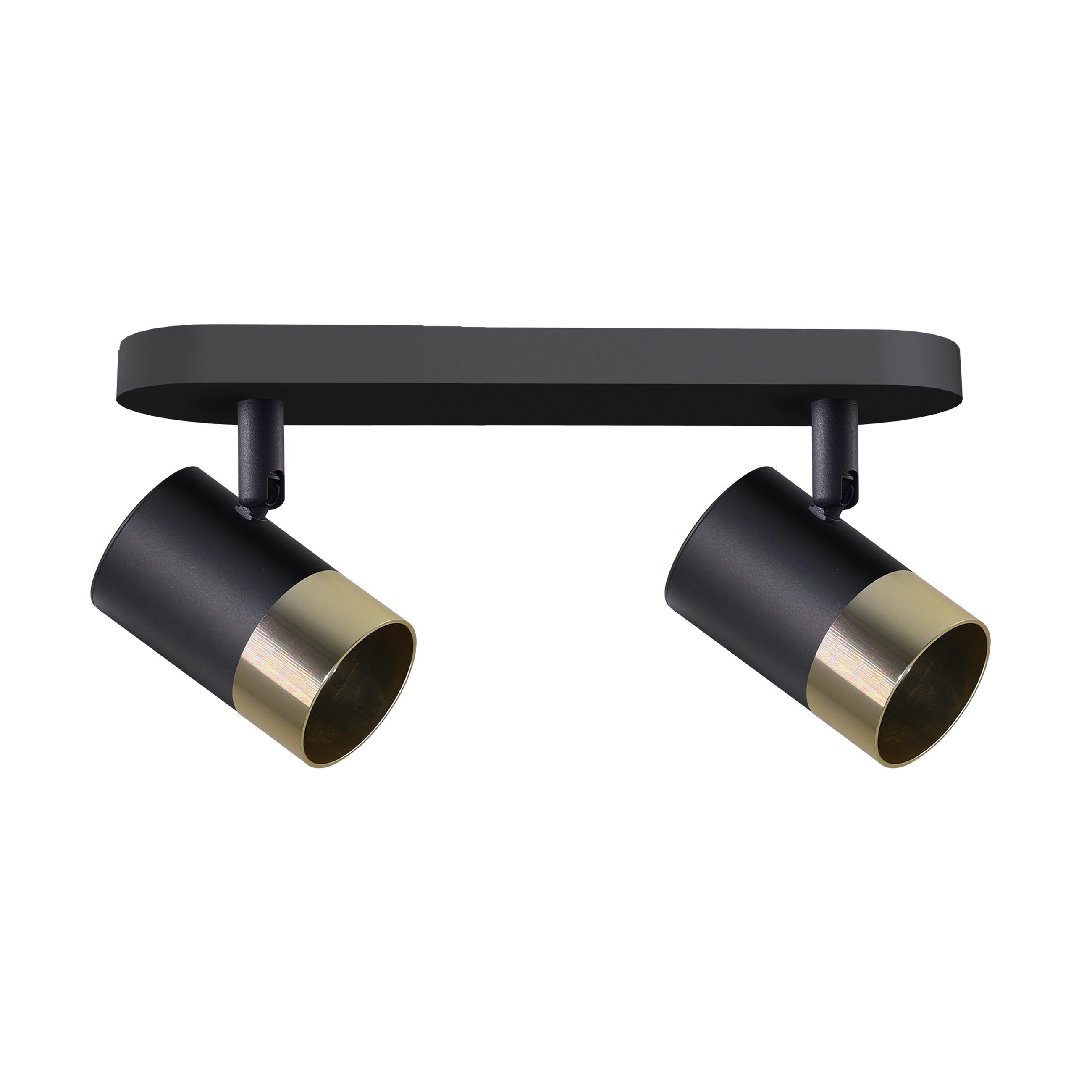 Strahler 92-27429 Tobi - Goldfarben/Schwarz, Design, Metall (34/5,5/14cm)