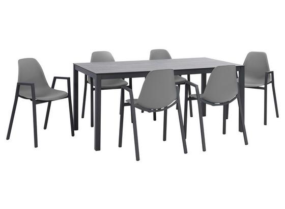 Gartenset Moorea - Anthrazit/Grau, MODERN, Metall - Greemotion Gartenset Moorea - Anthrazit/Grau, MODERN, Metall - Greemotion