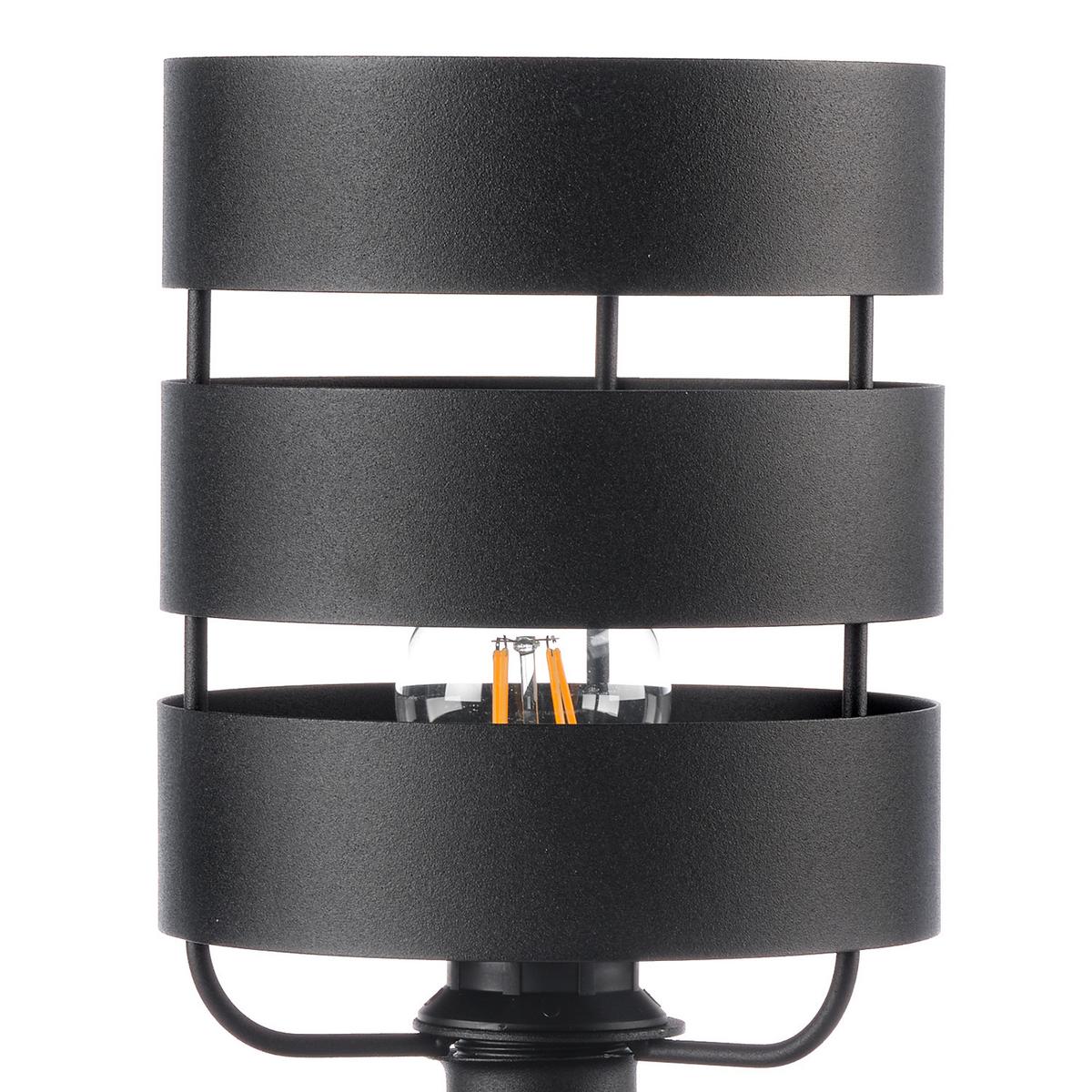 Nachttischleuchte 5028/ln - Schwarz, Design, Metall (17/28.5cm)