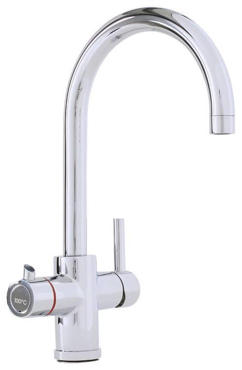Küchenarmatur Thermoflow100 - Weiß, Trend, Kunststoff/Metall (21/45,3/21cm)