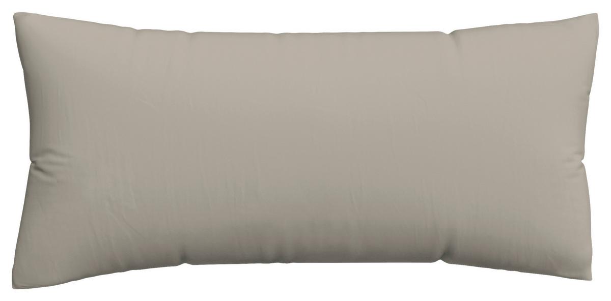 Kopfpolsterbezug Knitted Jersey - Taupe, Basics, Textil (40/80cm) - Schlafgut