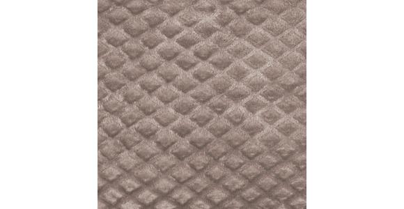Kuscheldecke Larissa Taupe 130x170 cm - Taupe, MODERN, Textil (130/170cm) - Luca Bessoni