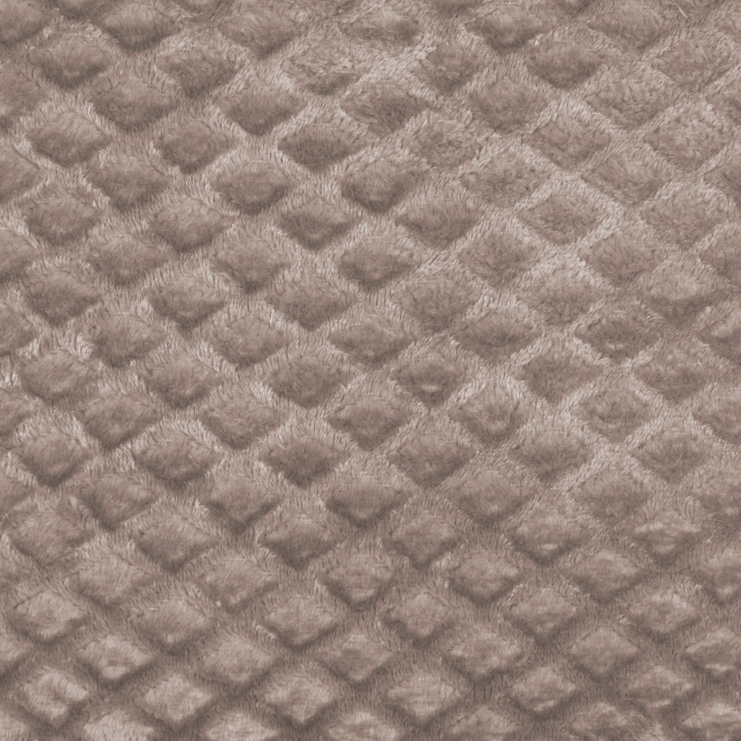 Kuscheldecke Larissa Taupe 130x170 Cm - Taupe, MODERN, Textil (130/170cm) - Luca Bessoni