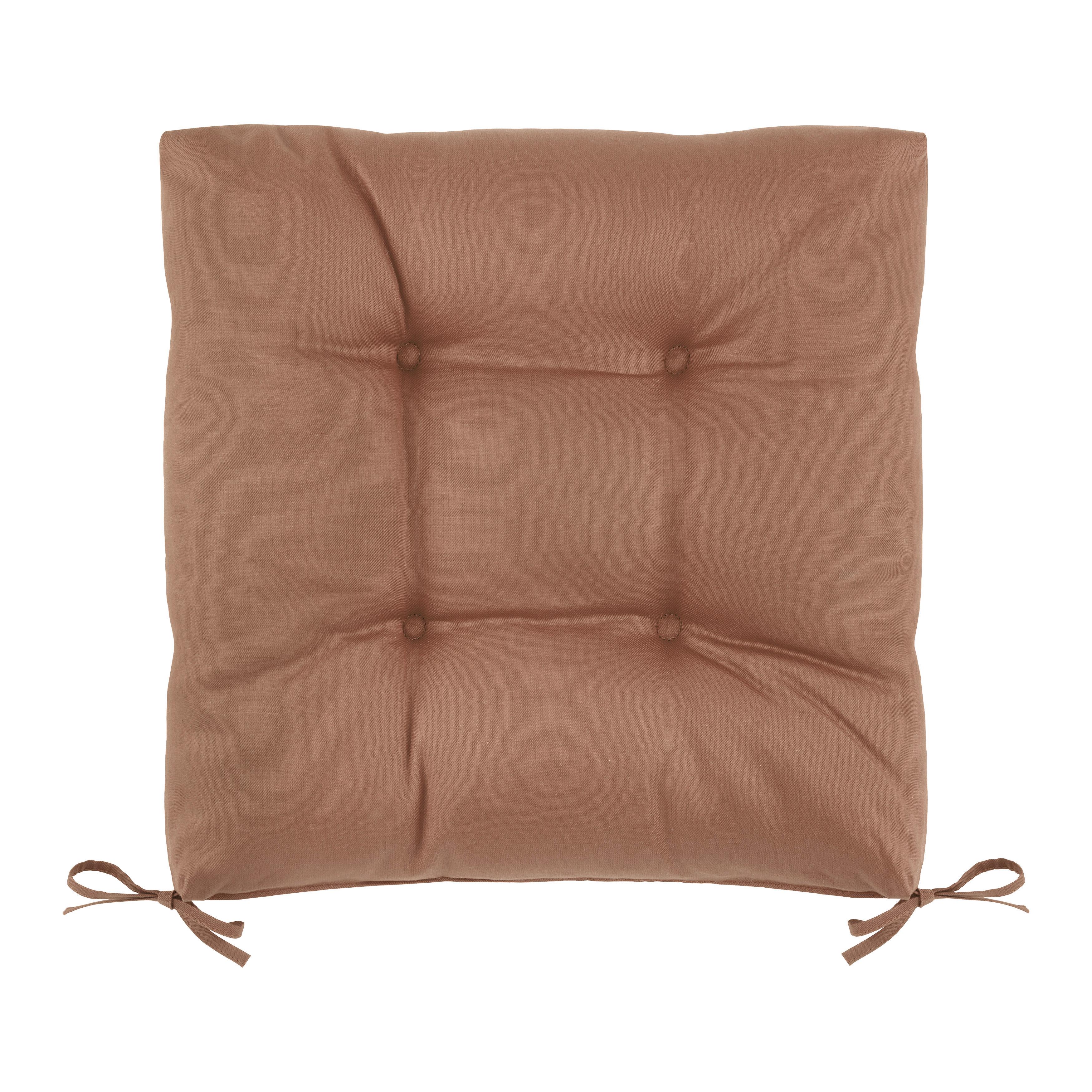 PODSEDÁK ca. 40x40cm - mokka, Konvenční, textil (40/40/7cm) - Mömax