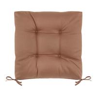 PODSEDÁK ca. 40x40cm - mokka, Konvenční, textil (40/40/7cm) - Mömax