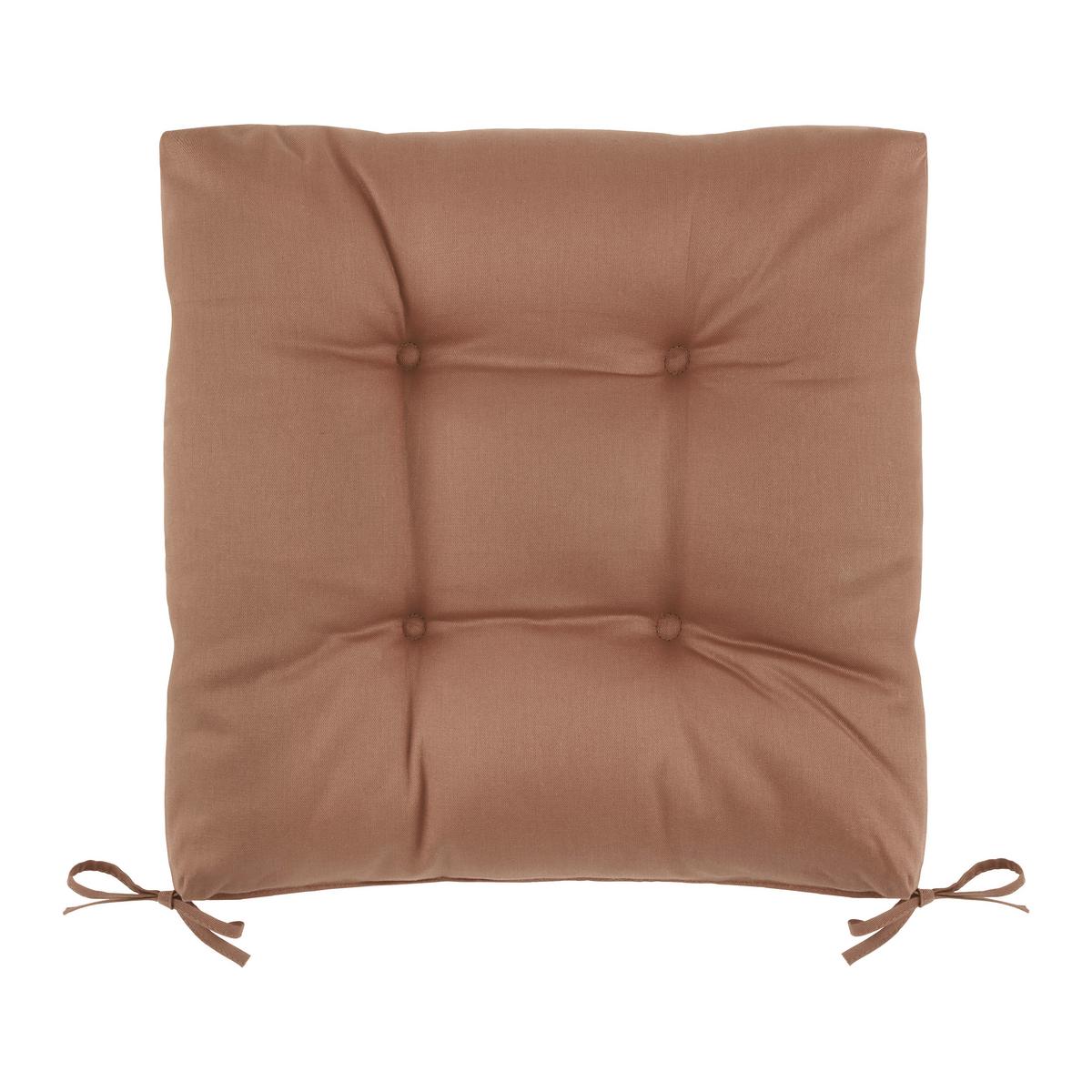 PODSEDÁK ca. 40x40cm - mokka, Konvenční, textil (40/40/7cm) - Mömax