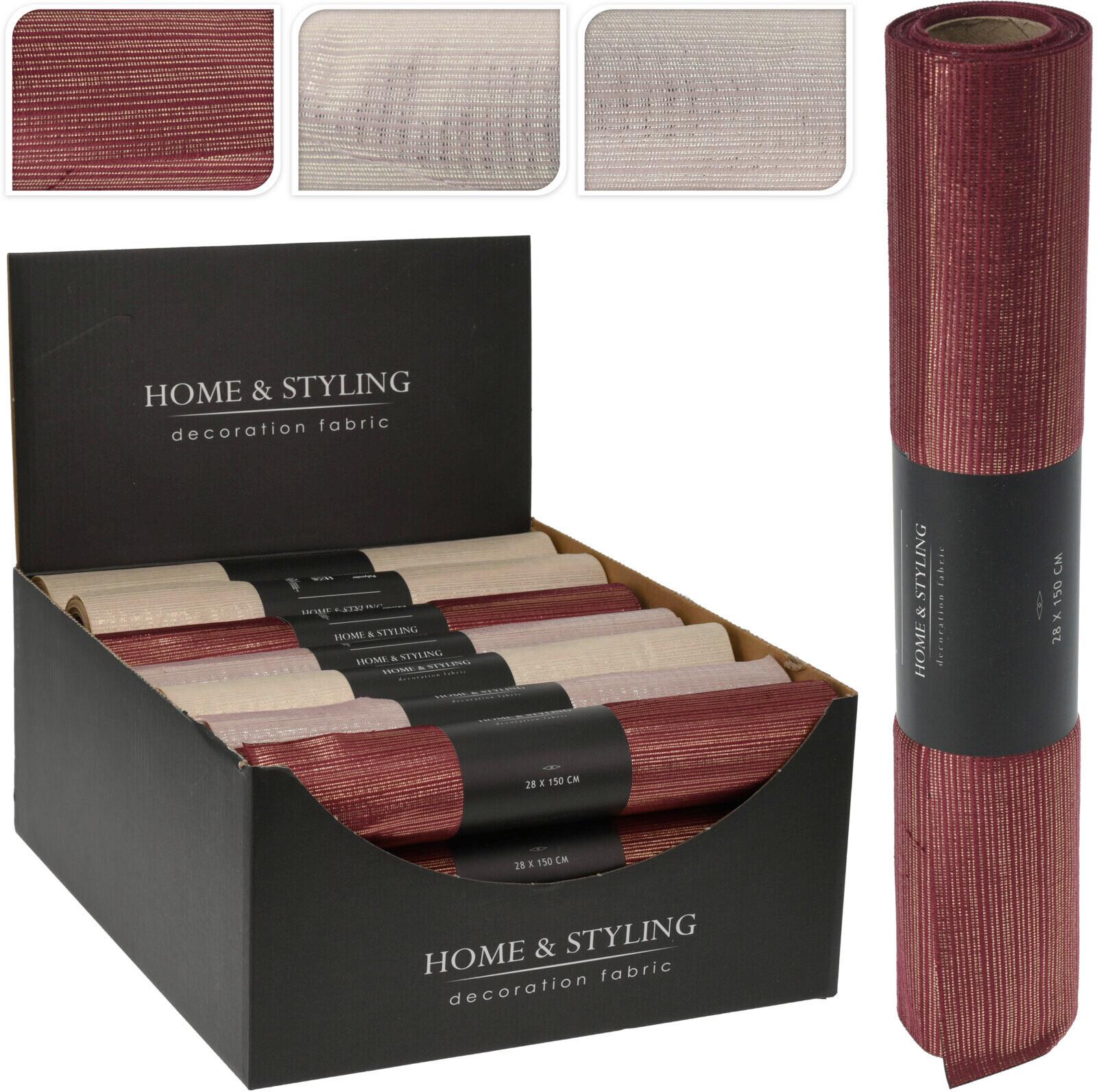 Dekoranyag Kb. 28/150cm - pink/Pezsgő, Basics, textil (28/150cm)