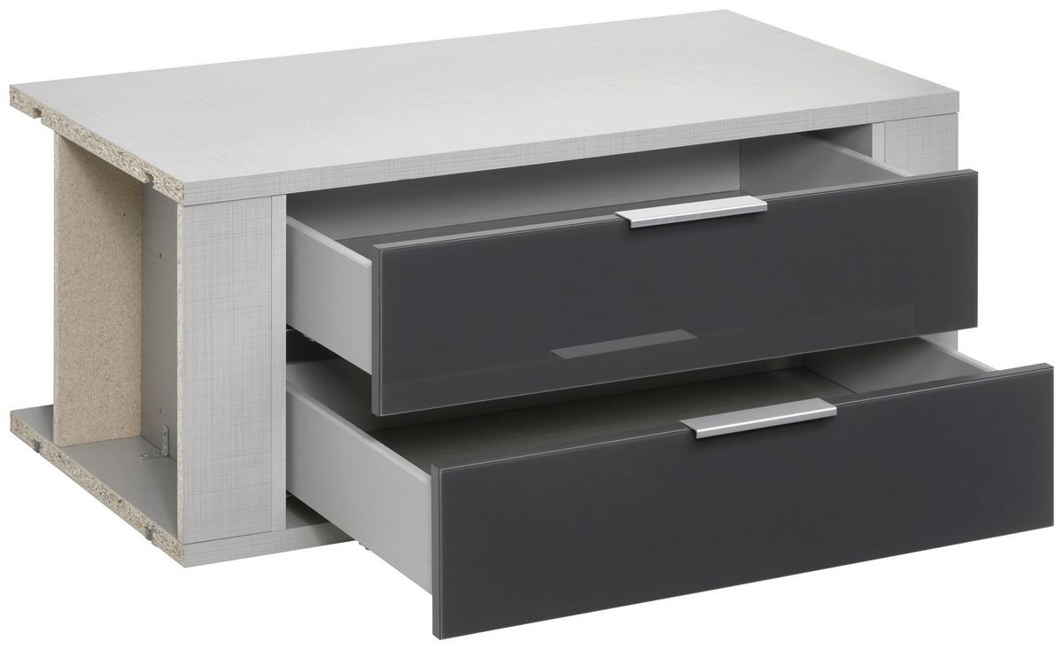 Schubkasteneinsatz Schubkasteneinsatz - Grau, MODERN, Holzwerkstoff (87/51/50cm) - MID.YOU