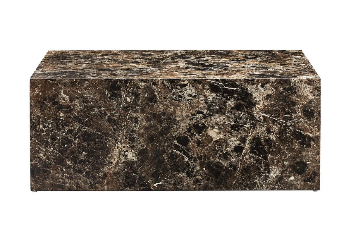 Couchtisch Braun B: 60 Cm - Braun, Design, Holzwerkstoff (90/60/35cm) - Livetastic