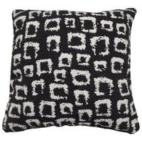 Zierkissen Jacky - Schwarz/Weiß, MODERN, Textil (45/45cm) - Luca Bessoni