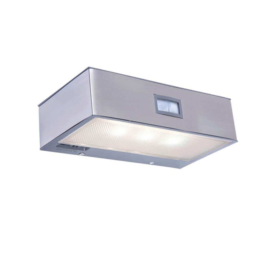 Solarleuchte 6908501308 Brick - Edelstahlfarben/Transparent, Design, Kunststoff/Metall (18/4,8/9,5cm)