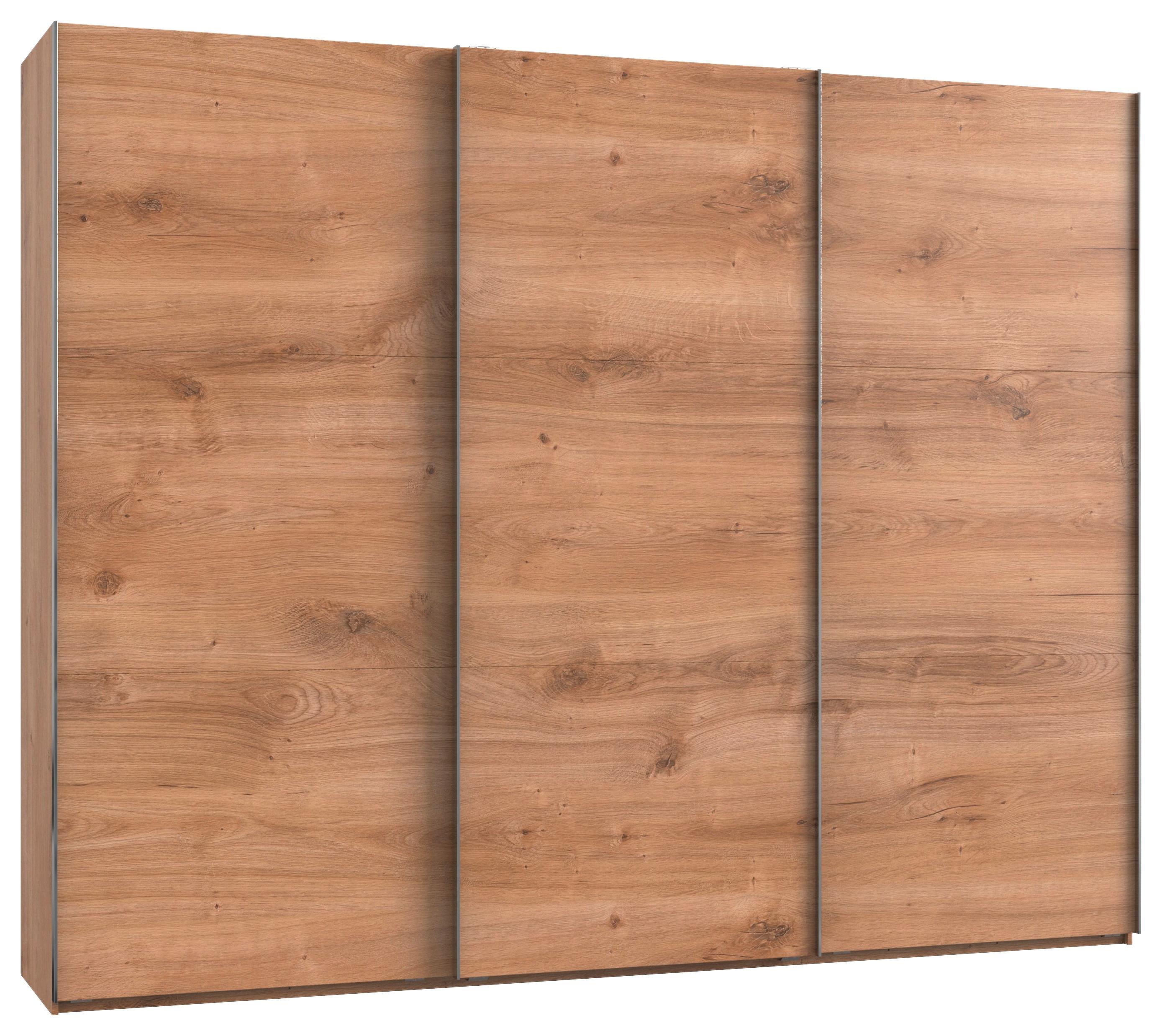 Schwebetürenschrank 300cm Level, Eiche Dekor - Eichefarben, MODERN, Holzwerkstoff (300/236/65cm) - MID.YOU