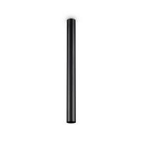 Led-deckenleuchte Ø 6 Cm 1-Flammig Zylindrisch - Schwarz, KONVENTIONELL, Metall (6/75cm) - Ideal Lux