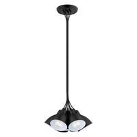 Hängeleuchte Priddy H: 110 Cm 7-Flammig - Schwarz, MODERN, Metall (38,5/110cm)