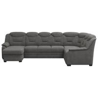 Wohnlandschaft Marcus Anthrazit inkl. Bettkasten - Anthrazit/Schwarz, Basics, Textil (162/330/211cm) - MID.YOU