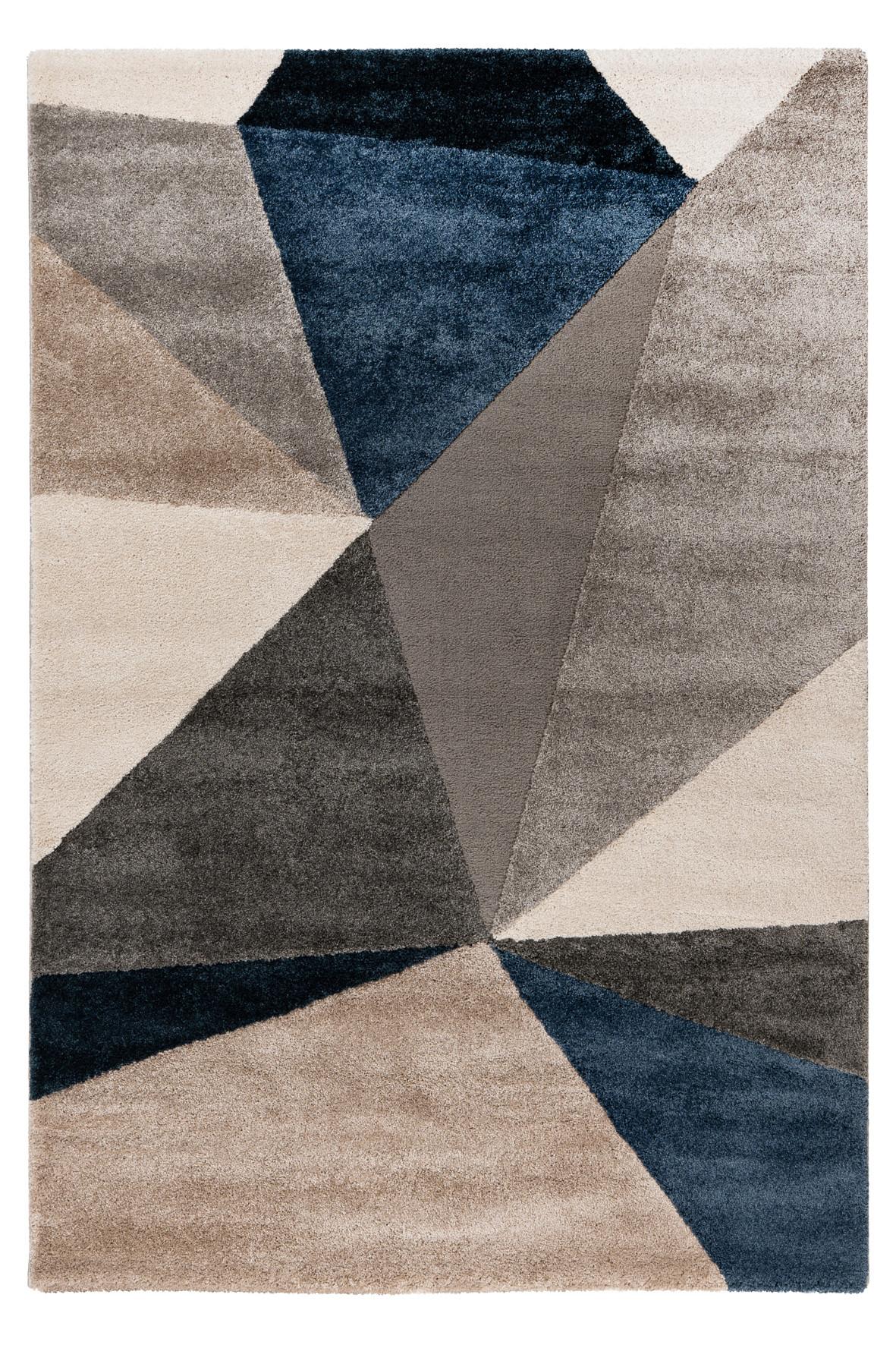 Hochflorteppich My Canyon 974 - Blau, Basics, Textil (200/290cm) - Obsession