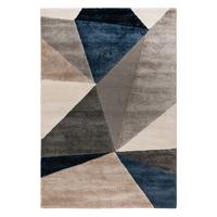 Hochflorteppich My Canyon 974 - Blau, Basics, Textil (80/150cm) - Obsession