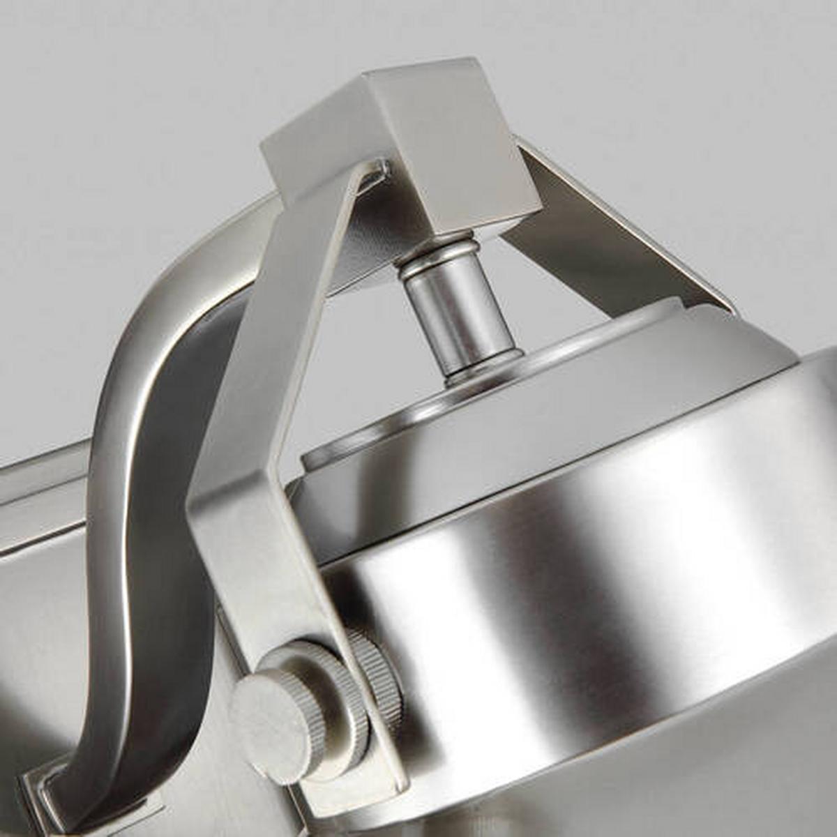 Außenwandleuchte Fe-Boynton2-M - Edelstahlfarben/Grau, KONVENTIONELL, Glas/Kunststoff (26.7/32.8/31.1cm) - Elstead Lighting