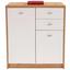 Komoda 4-you New Yuk04 - farby dubu/biela, Moderný, kompozitné drevo (74/85,4/34,6cm) Komoda 4-you New Yuk04 - farby dubu/biela, Moderný, kompozitné drevo (74/85,4/34,6cm)
