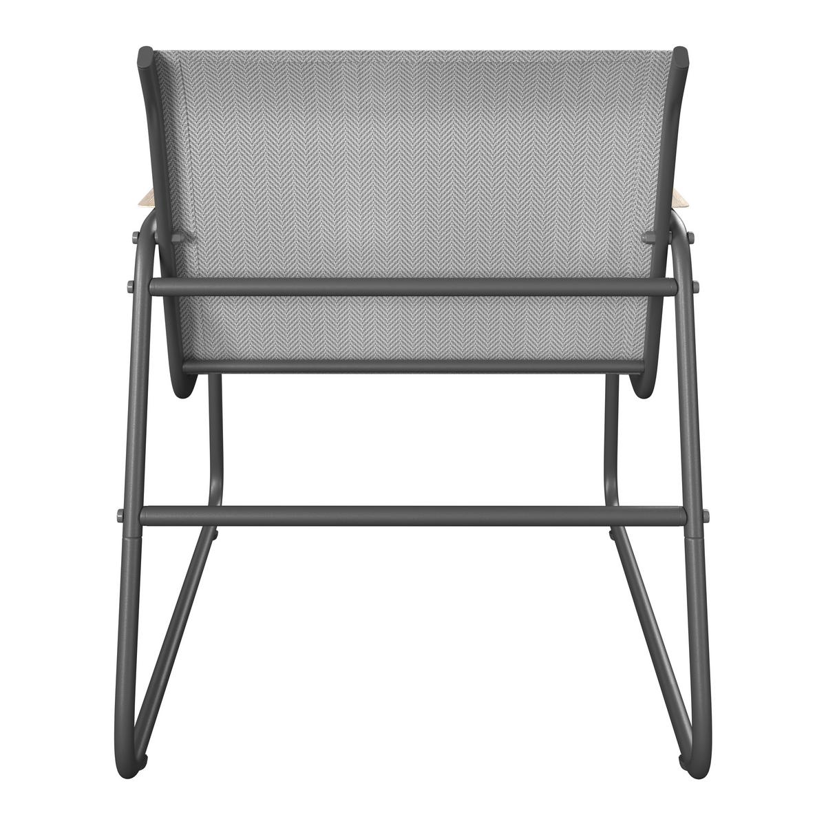 Loungegarnitur Mailand - Dunkelgrau/Hellgrau, MODERN, Kunststoff/Textil - Beldano