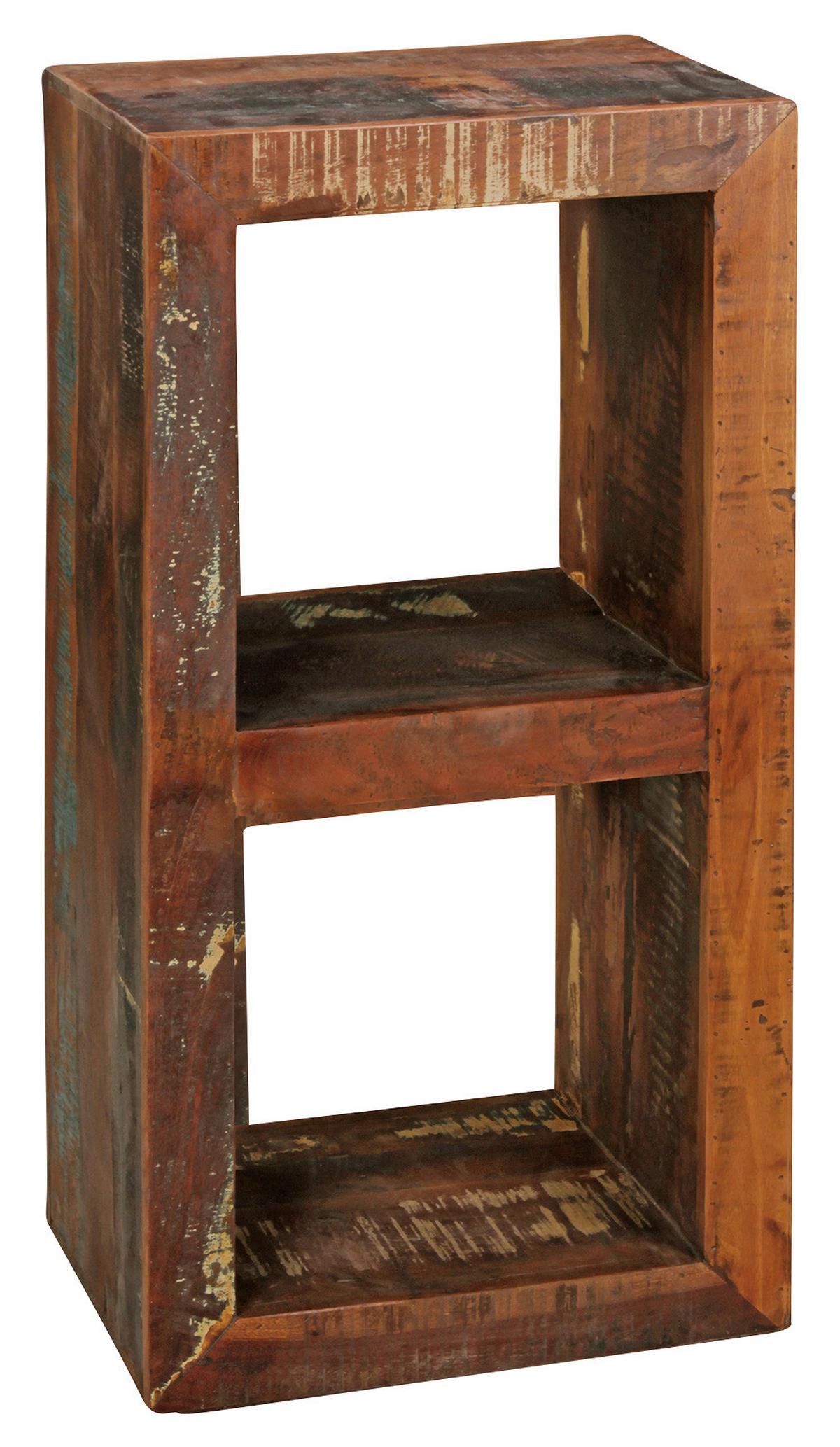 Regál Kalkutta masív - hnedá, Modern, drevo (45/90/35cm) - MID.YOU