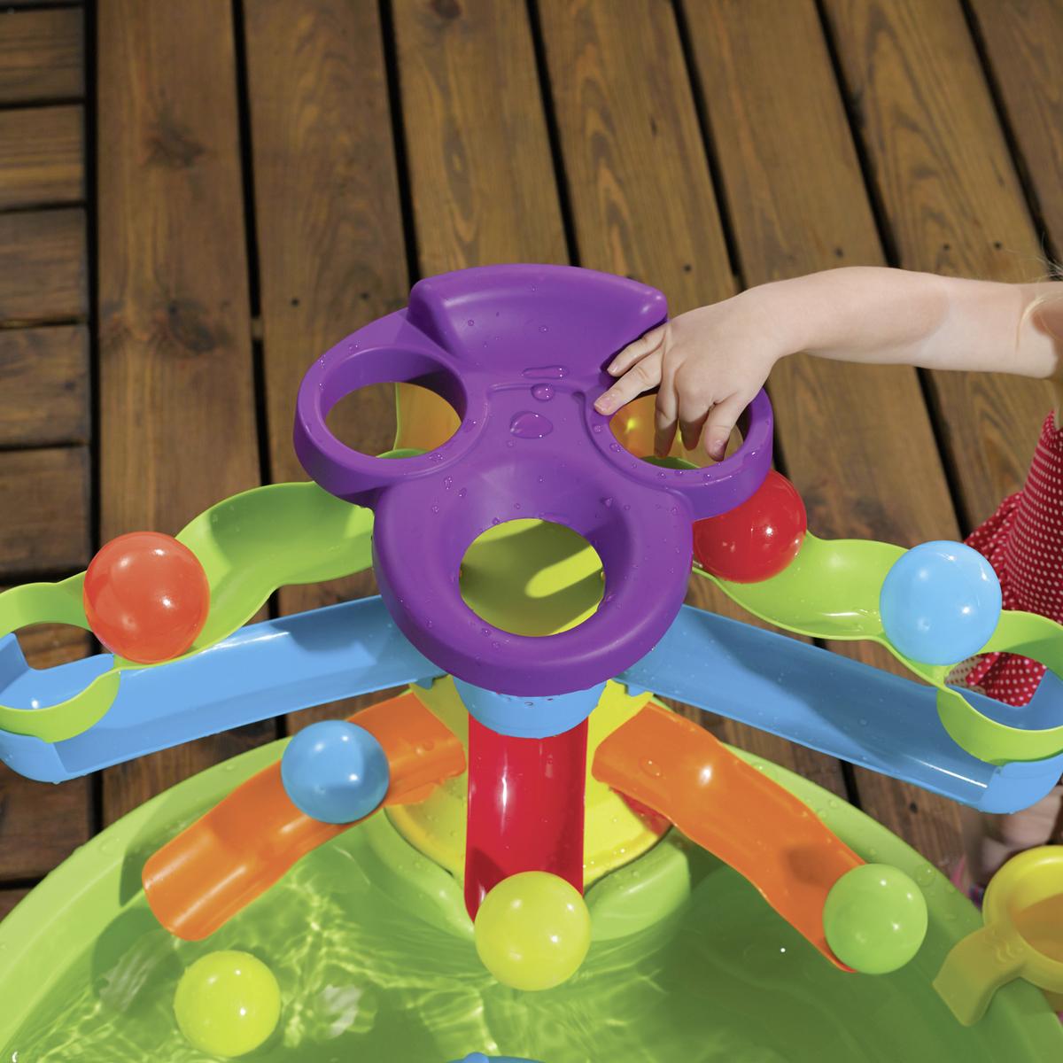 Sand- und Wassertisch Busy Ball DxH 80x,70,8 cm Bunt - Multicolor, MODERN, Kunststoff (80/70,8/80cm) - Ambia Garden