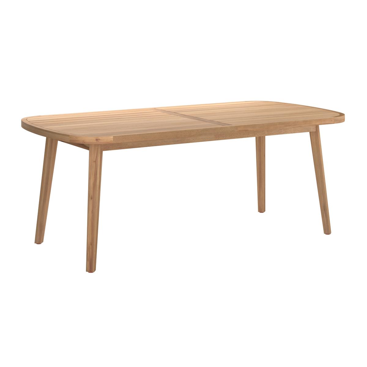Gartentisch Talinn - Akaziefarben, MODERN, Holz (200/100/77cm) - Beldano