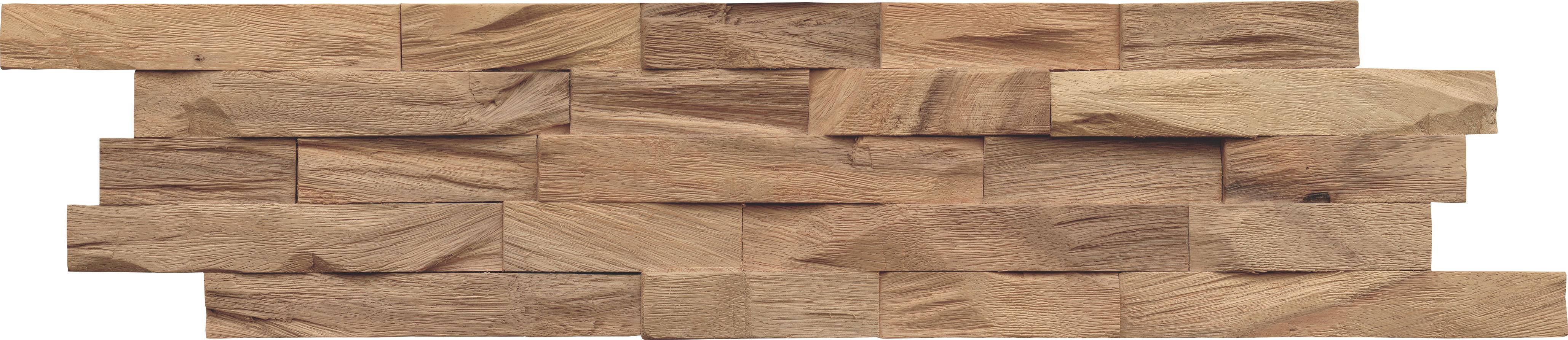 Wandverkleidung Beachwood Walnut Natural - Braun, Basics, Holz (61/15/2cm)